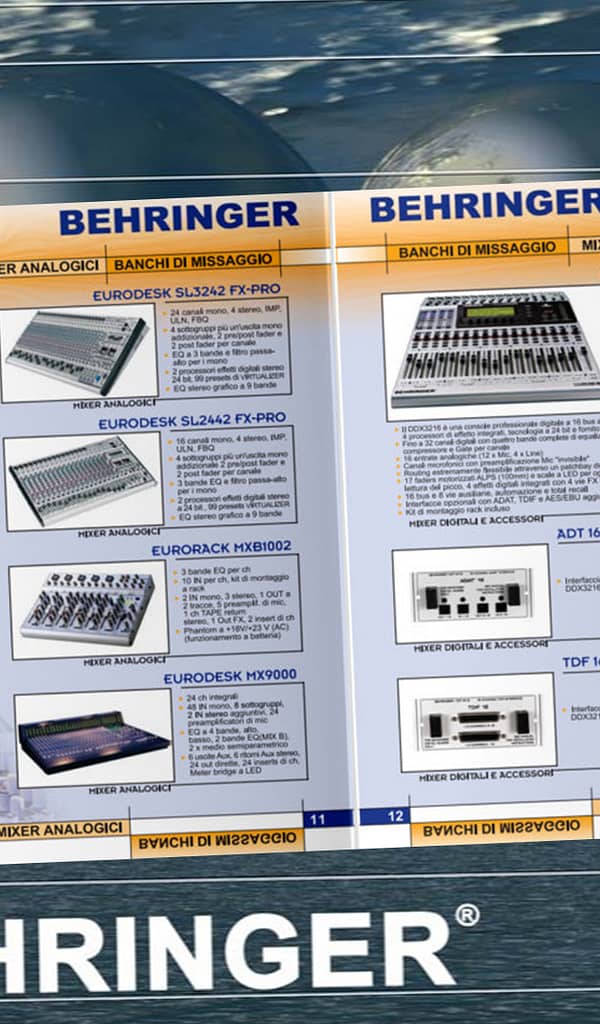 catalogo behringer